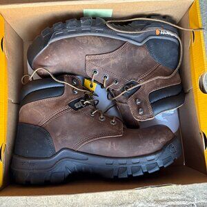 Carhartt Rugged Flex 6" Work Boots Mens 9.5 M Brown Waterproof Composite Toe